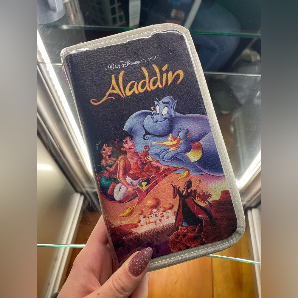 NWT Disney’s Aladdin VHS wallet